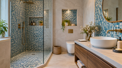 Mosaic Tiles Bathroom