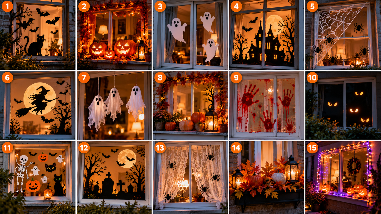 15 Halloween Window Decorations to Try This Year