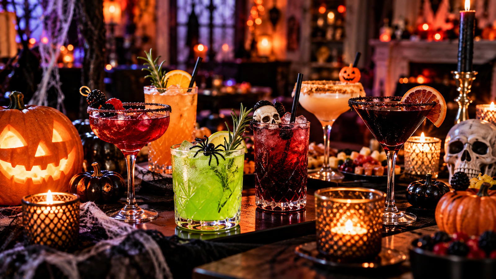 Halloween Party Ideas for Adults With Drinks and Mocktails