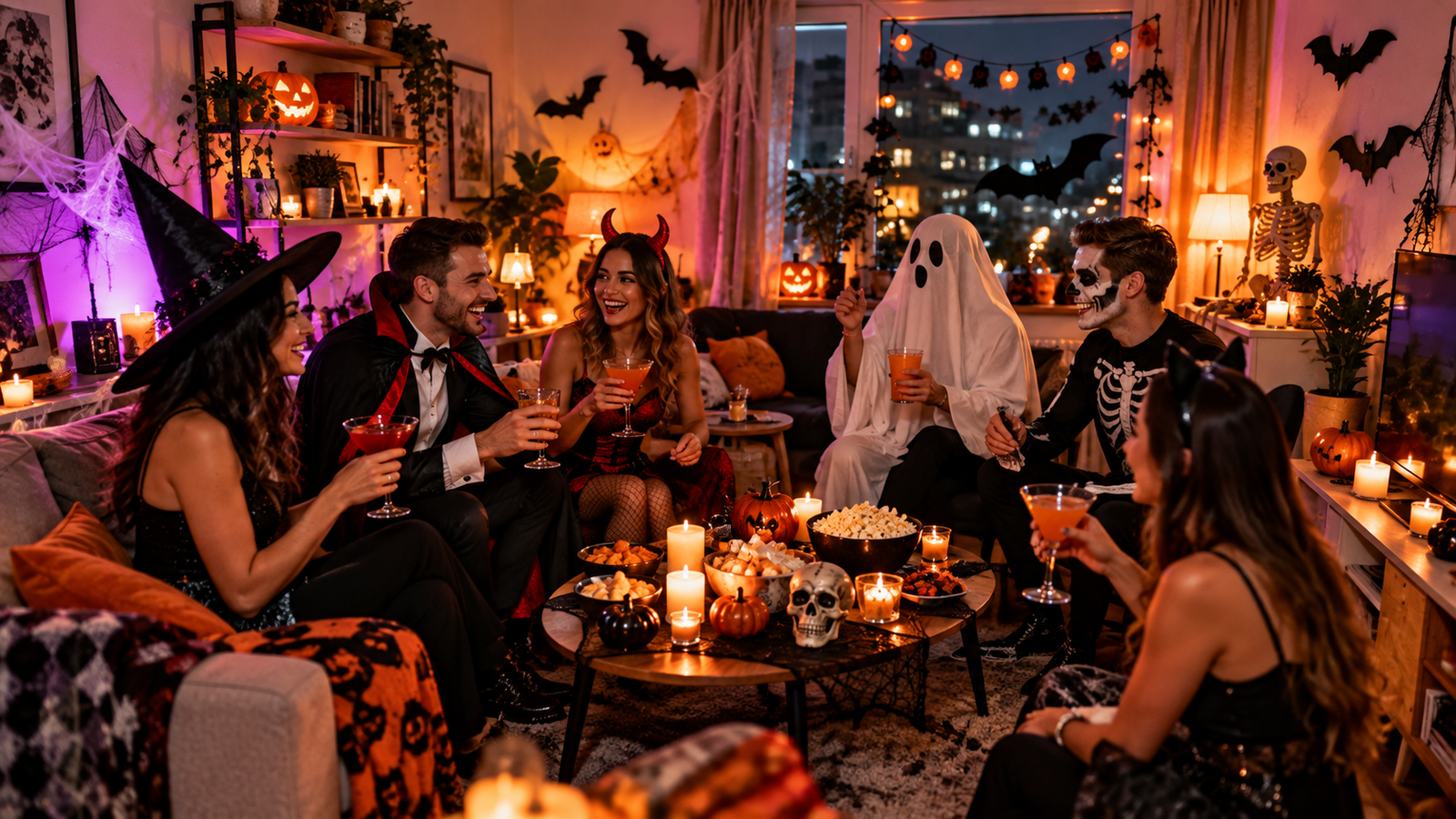 Halloween Party Ideas for Adults in a Small Flat