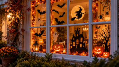 Halloween Window Decorations