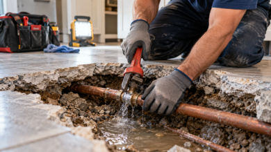slab leak repair